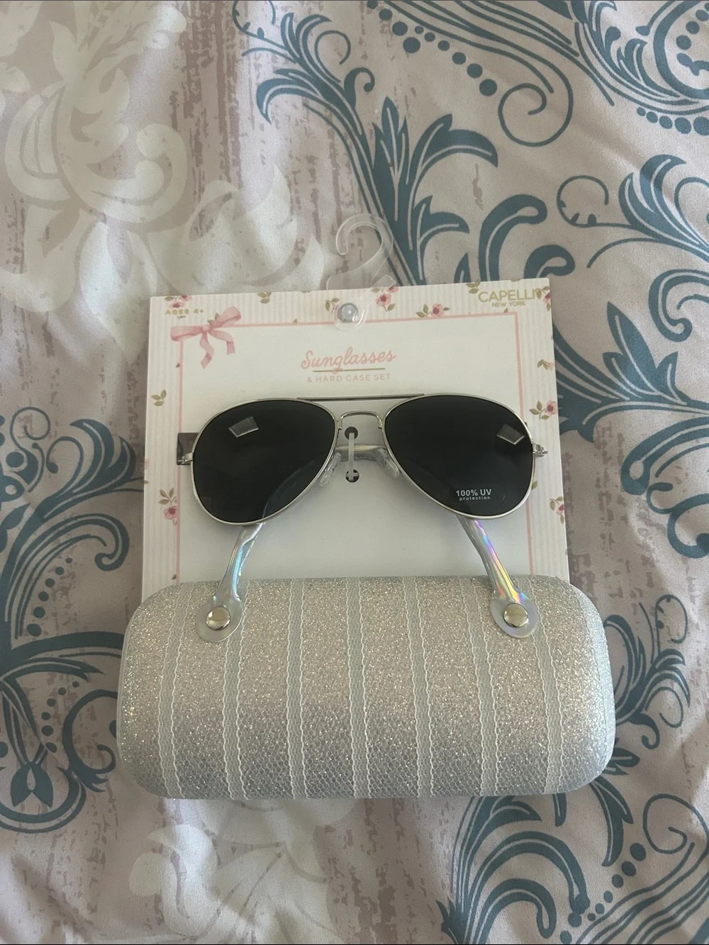Girls Sunglasses and Hard Case Set by Capelli New York
